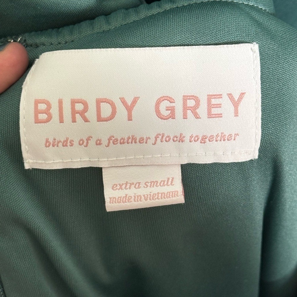 Birdy Grey Sage Green Floor Length Elegant Maxi Dress - Picture 7 of 9